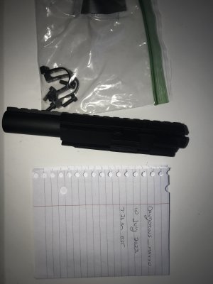 M1-B Ultimak Rail (with all needed screws) New unused