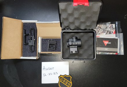 Trijicon MRO red dot (post 89k), RS-Regulate 302M, RS-Regulate AKMT