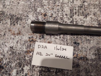 AZ CNC Machine 24" Dragunov barrel NOS!