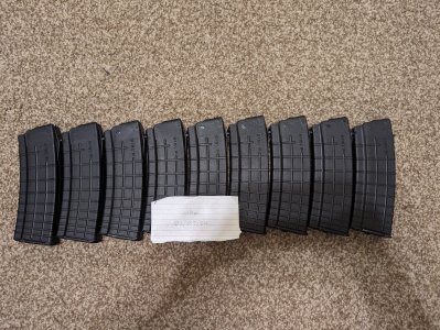 9x 5.56x45 Circle 10 Waffle Mags