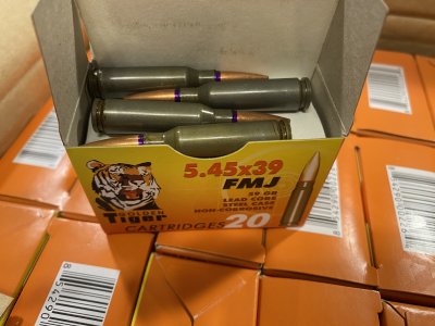 Golden tiger 5.45 fmj 800rds