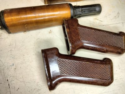 NOS Russian gas tube, upper HG and Bakelite pistol grips