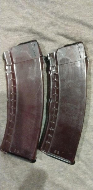 Two Tula plum 74 mags NOS grade