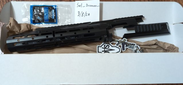 Sureshot MK3 Chassis AK100 6 Slot Mlok Black