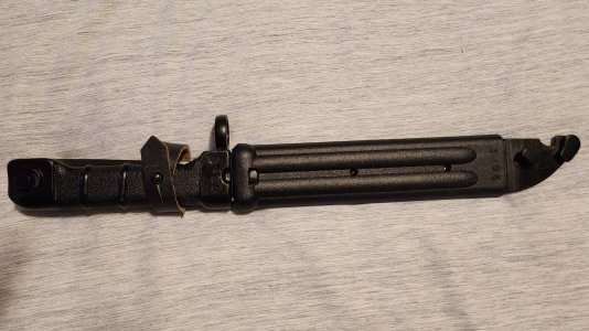 Bulgarian Ak74 Bayonet and Scabbard