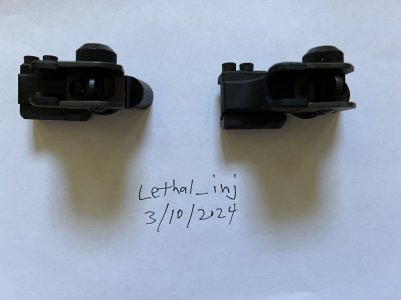 RRA Battle Sights 150 shipped both