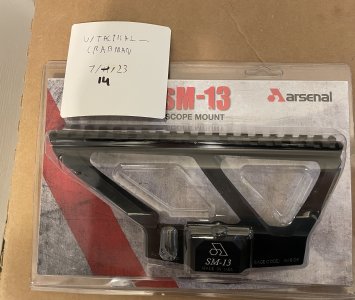 *Price reduced* Arsenal sm-13 AK universal mount