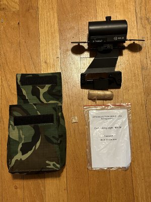 Rare Arsenal Bulgarian Optic Mount and Opticoelectron MK30