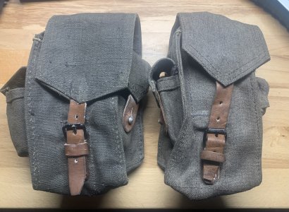 Hungarian Tanker Pouches, Romanian Dust Covers