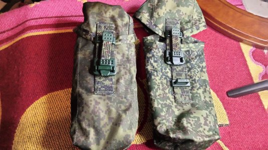 new Russian 2 cell camo mag pouches