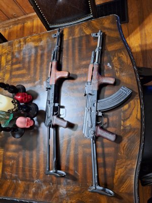 Two romanian underfolder aks with dongs(Sold)