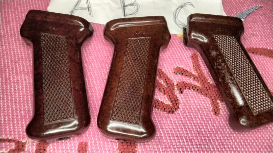 Russian Izzy Bakelite pistol grips