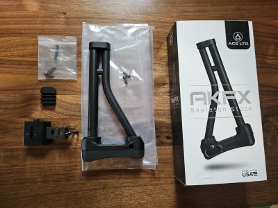 Galil Ace Skeleton Stock w/ Folding Mechanism & Galil ACE Gen II Brace