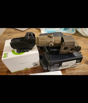 [WTS] Eotech EXPS2 and G33 HHS II OP TAN FDE Meprolight Mepro m22 bullseye