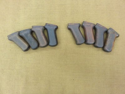 Wooden AK grip lot