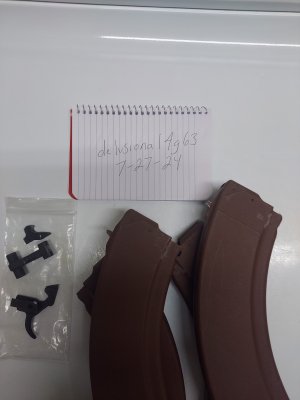 RAK-1 FCG and 4 Brown Bulgarian 7.62 polymer mags $60 shipped