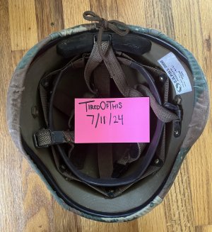 Surplus Item - South African M87 Composite Helmet