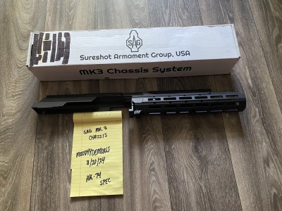 (PRICE REDUCED) $400 SAG Chassis MK.3 AK74/AKM Spec