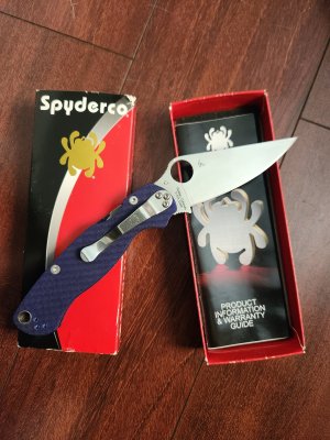 Spyderco Paramilitary 2 in Burple