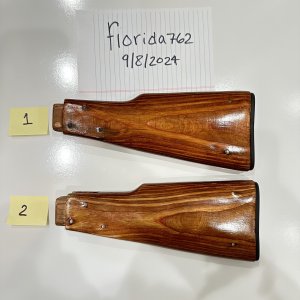 (X2)  NOS Russian Type 3 Laminate Wood Stock (milled receivers)