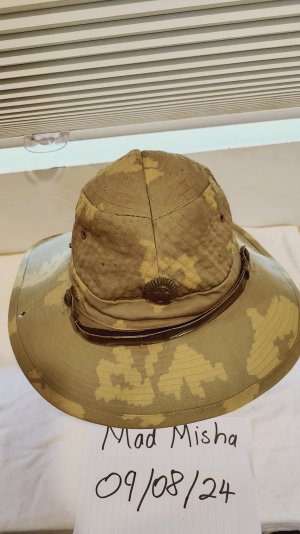 Original Berezka Camo Soviet Panama hat -- The Rarest of Panamas. Unissued.