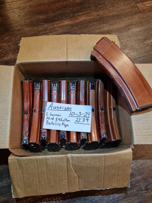 East German 5.45 bakelite Mags 30rd