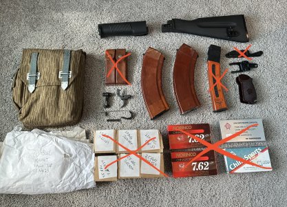 Magazines, AK74 parts, Beryl parts, etc