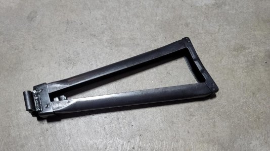 Blued Bulgarian 4.5mm Triangle Folding Stock $105, Arsenal Krinkov HG's, Arsenal SAM5 Plum