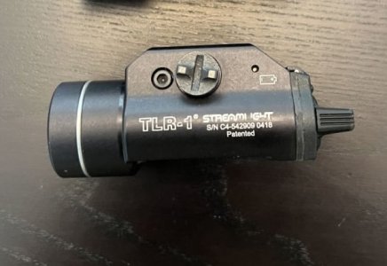 SOLD- like new streamlight tlr-1