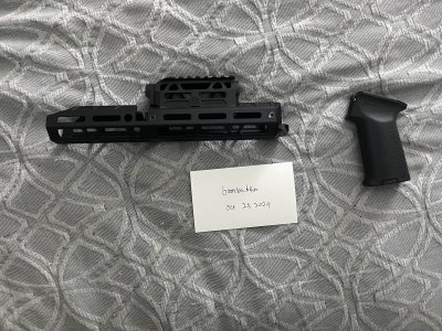 PSA Handguard and MOE Grip