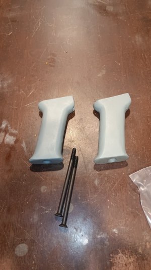 Blue/gray grips for Hungarian ak