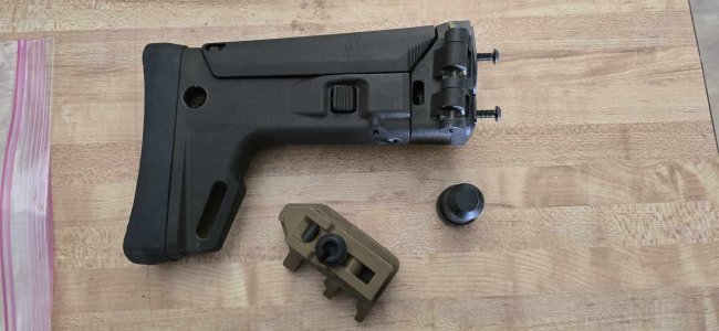 WTS: Magpul ACR Stock w/Haga Defense PTR91 Stock Adapter