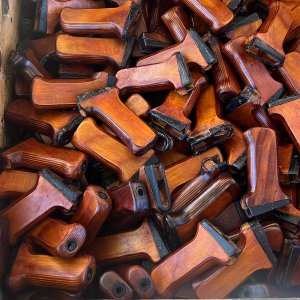 Russian wood/bakelite grips