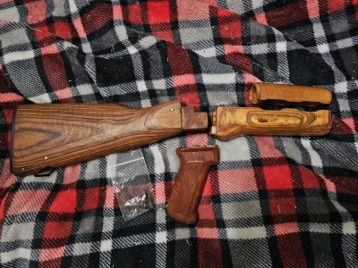 Polish AKM laminated furniture, Polish bakelite fatty