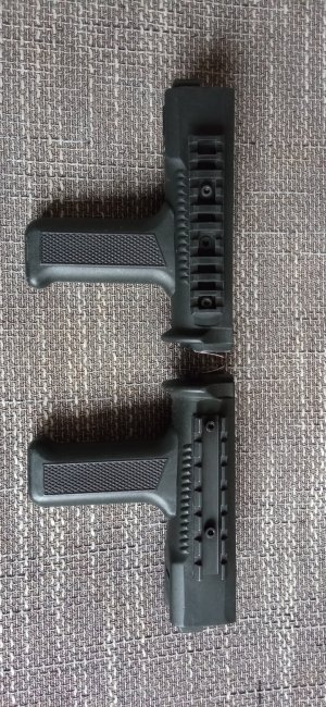 Beryl wz.96 LWR Handguards w/Vertical Grips (picatinny or weaver rails on both sides). Fabryka Broni Radom Armory  (circle 11)