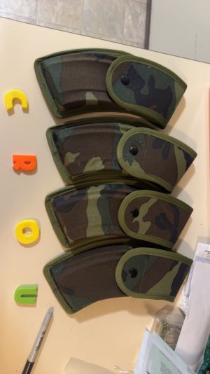 Serb Yugo NOS camo pouches