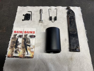 Krink piston , spring, pistol grips and more