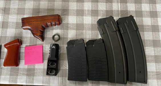 [WTS] kalashnicarver vepr12 sharkfin, m76 grip, gk03++ comp, Vepr 12 mags *price drop*