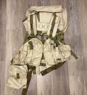 Experimental Khaki 6Sh92 Tactical Vest (ТЖ) Mfg Date 06-97