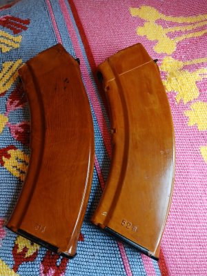 Russian Tula 762x39 Cyrillic bakelite mags