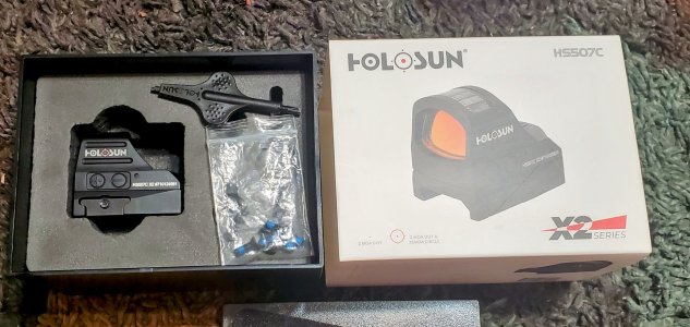 HOLOSUN 507C-X2 2 MOA DOT/32 MOA CIRCLE RED