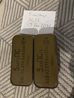 7N6, 2 cans, $1100 shipped