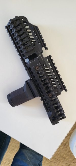 Barwarus Alpha Rail and RK4 Clone Foregrip