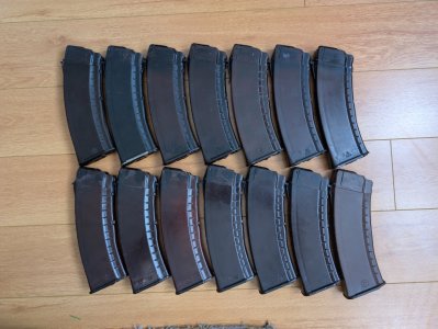 5.45 ak74 mags Russian Plums, Tula and Izhevsk sanitized, Bulgarian ((21))