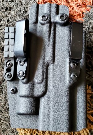 C&G HOLSTERS ALPHA KYDEX IWB HOLSTER GLOCK 34/35 W/RMR & STREAMLIGHT TLR-1 HL WEAPON LIGHT