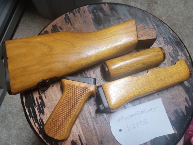 Chinese Norinco Type 56 Wood Stock Furniture