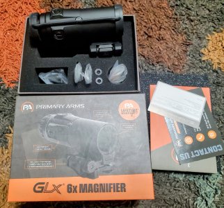 Primary Arms GLx 6X Magnifier w/ SLx Flip-To-Side Magnifier Mount - NEW - $275 SHIPPED OBO - MUST GO!