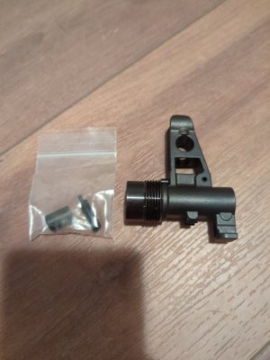 AK-100 series front sight block M24X1.5 RH threads US made