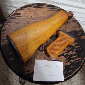 Chu Wood Norinco Checkered Grip & Stock