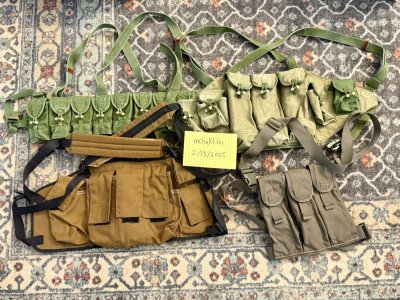 Lot of 4 Chest Rigs